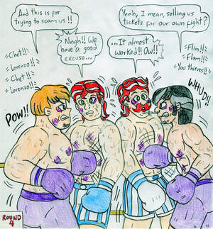 Deviantart Boxing Cartoon Porn - Boxing TD vs MLP - Twins vs Stepbrothers by Jose-Ramiro on DeviantArt