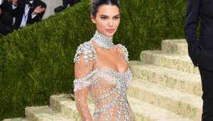 Kendra Kardashian Porn - 17 times Kendall Jenner proved she's the 'naked' style queen: her most  daring see-through fashion looks, from Versace at Victoria's Secret and  baring all in Tommy Hilfiger, to Prada at the Met