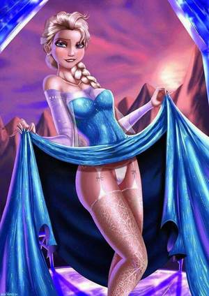 Disneys Frozen Porn - Hentai Picture: Handsome Elsa flashes her pretty shecock Slutty girls from  Frozen are eager to have it, waiting to get their brains fucked out, ...