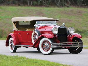 1920s Vintage Car - 1929 Kissel Model 8-95 White Eagle Tourster - (Kissel Motor Car Company,