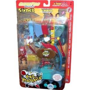 Cel Damage Porn - SINDER from the hit video game CEL DAMAGE Series 1 Game Pro Action Figure &  Vehicle