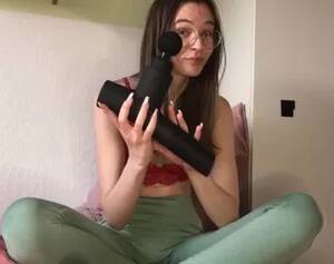 extreme teen massage - Never seen before!! extreme massage gun masturbation!!! 18yo german skinny  teen with small tits and big labia â€” porn video online