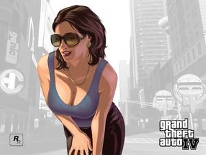 Grand Theft Auto Iv Girls Porn - GTA street ad Wallpaper GTA IV Games Wallpapers in jpg format