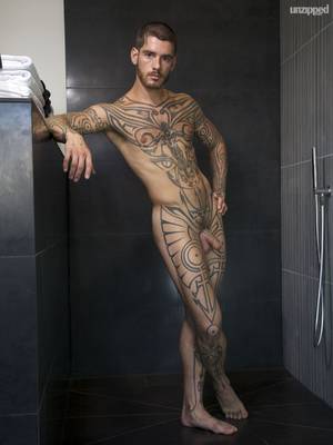 Gay Tattoo Porn - Logan McCree: Berlin Actor Porn, Dj, Gay He is widely-known for his unique  and distinctive tattoos over most of his body, including his penis,  buttocks and ...