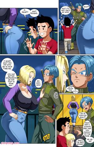 Dragon Ball Android 18 Sex - Android 18 and Trunks- PinkPawg - Porn Cartoon Comics