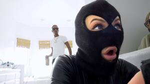 black robbers gangbang - Busty Thief Adira Allure Gangbanged by 3 Big Black Cocks - RedTube