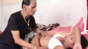 black mother in law handjob - Older father-in-law admiring son's wife