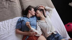 lesbians sleeping nude - 2,500+ Lesbian Couple In Bed Stock Videos and Royalty-Free Footage - iStock  | Two women in bed, Lesbian kiss, Gay couple in bed