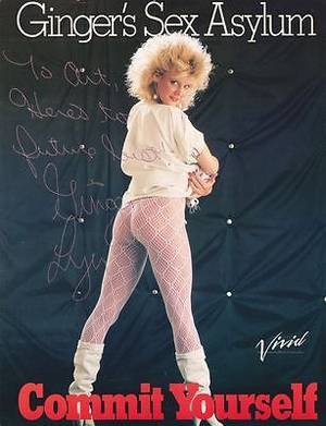 Ginger Caption Porn - GINGER LYNN Adult Porn Star AUTOGRAPH SIGNED 8.5x11 Video AD Slick~Vintage  80's