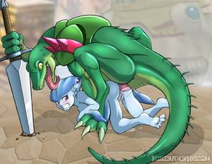 lizalfos sex - e621 age_difference anal anal_penetration anthro anthro_on_anthro armor  big_dom_small_sub blue_body blush butt claws convincing_weapon  dark_nek0gami ...