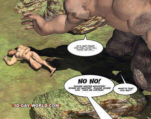3d Monster Porn Comics Tranny - Huge monster with a huge dick fucks a normal guy in - Picture 10. Enter 3D  Gay ...
