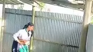 fucks girl standing up - Bengali College Girl Outdoor Standing Fuck indian tube porno on  Bestsexxxporn.com
