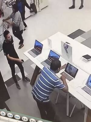 Apple Porn - Porn 'addict' caught watching X-rated clip on store's Apple laptop in front  of other customers for fourth time - World News - Mirror Online