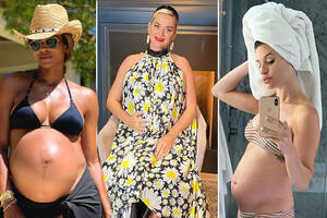 Ashlee Simpson Blowjob - Pregnant celebrities 2020: Stars expecting a baby