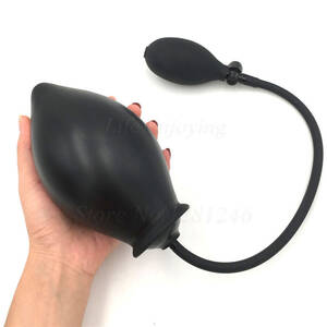 inflatable anal homemade sex toys - 85mm Oversized Inflatable Air Pump Butt Plug Expansion Anal Dildo Anal  Plugs Dilator Adult Sex Toys