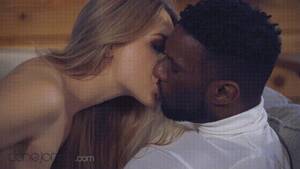 blonde kiss interracial - Blonde Interracial Kissing Porn Gif | Pornhub.com