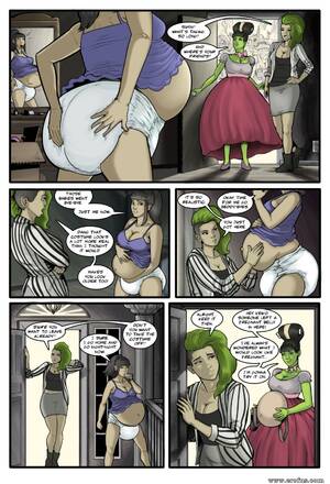 Fat Transformation Porn - Page 9 | okayokayokok-comics/the-halloween-costume | Erofus - Sex and Porn  Comics