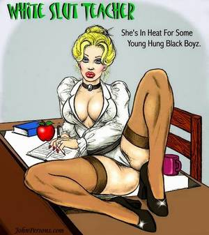 Hot White Teacher Porn - Slut Teacher Sexy Teacher Comic