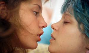 1990s Lesbian - AdÃ¨le Exarchopoulos, left, and LÃ©a Seydoux in the film â€œBlue Is the Warmest  Color.â€ Credit Courtesy Sundance Selects, via Associated Press