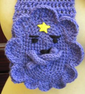 Lumpy Space Princess Porn - Crochet Lumpy Space Princess from Adventure Time Scarf - Made to Order