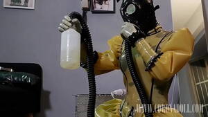 gas mask latex rubber sex swing - Multilayer Rubber & Gloves Gas Mask - XNXX.COM