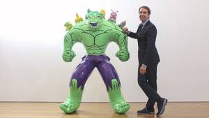 Jeff Koons Porn - Jeff Koons with Hulk (Friends) (2004-2012), at the Gagosian