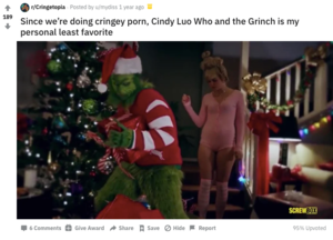 Christmas Sex Memes Porn - I Stumbled Across The Bizarre World of Grinch Porn | by Zackary Hutchins |  Medium