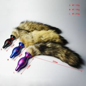 furry anal beads sex - 2018 Latest Attractive Colorful Stainless Steel Anal Plug With Fox Tail  Butt Anus Jewelry Plug Bdsm Adult Sex Toy Product Size S M L Sexy Toy  Buttplugs From ...