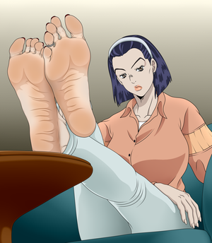 Milf Feet Porn Purple Nails - Rule34 - If it exists, there is porn of it / jojo, higashikata tomoko /  6877346