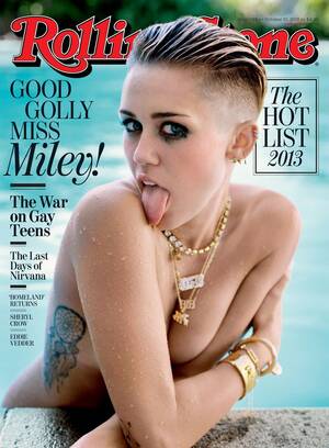 Anime Miley Cyrus Porn - Miley Cyrus poses naked for Rolling Stone