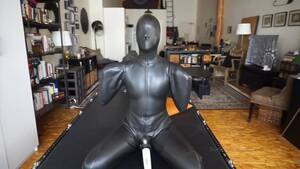 Bondage Suit Porn - BoundHub - Vibed in F-suit