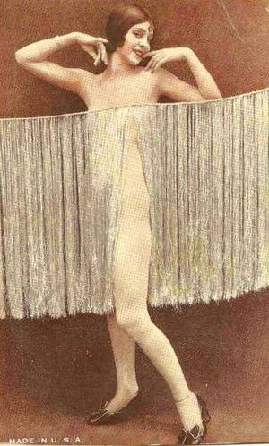 1920s Vintage Porn Magazines - ARCADE CARD â€“ UNKNOWN PUBLISHER â€“ WOMAN WITH ARMS CURLED UP TO FACE BEHIND  CURTAIN OF