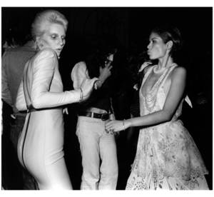 Bianca Jagger - Bianca Jagger With Angie Bowie at the Ziggy Stardust retirement party 1973,  Photo John Rodgers