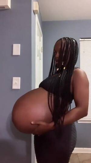 big preggos - Ebony huge big belly pregnant - ThisVid.com