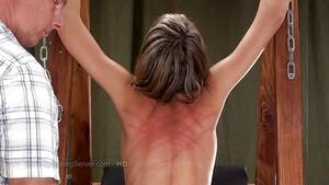 bare back whipping - Candy punishing bare back whip by Spanking Server | Faphouse