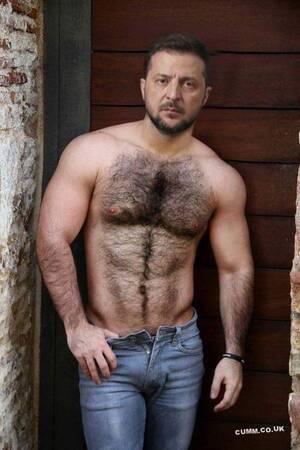 hairy chest - Hairy-Chest-Volodomyr Zelenskyj, â€“ The HaPenis Project