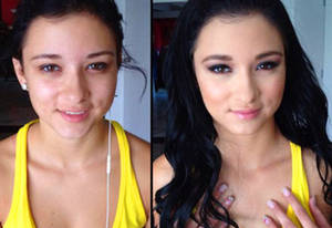 make up - Adult Film Stars Without Makeup!