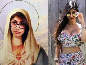 Controversial Arab Female Porn Star Khalifa - Mia Khalifa stirs up religious controversy with this image