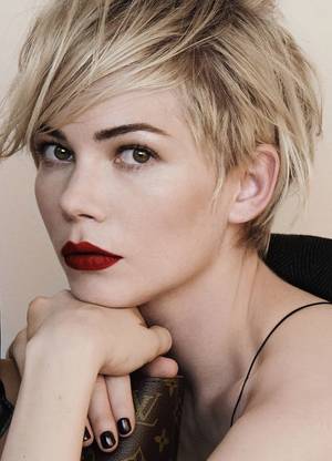 Beautiful Pixie Cut Gets Fucked - Her pixie crop has been copied the world over, but Michelle Williams' hair  has a new flavour in her debut campaign image for Louis Vuitton.