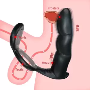 Anal Toys For Guys - Male Prostate Massage Vibrator Ring Anal Plug Vibrator Silicone Delay  Ejaculation Male Masturbator Adult Sex Toys For Men - AliExpress