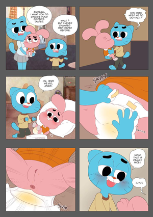 Amazing World Of Gumball Family Porn - The Amazing World Of Gumball - [TAWOG] - The Diaper Change adult