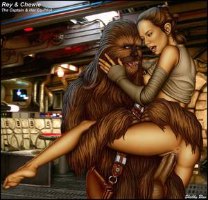 chewbacca star wars cartoon porn - Rey and Chewbacca (Shabby Blue) [Star Wars] : r/rule34