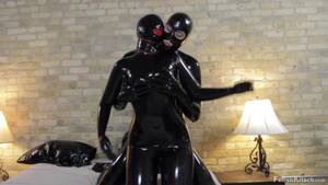 latex doll bondage - BoundHub - Putting the condom-mouthed Latex sex doll to use