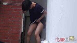 asian panty peeing - Peeing panties: Desperate Asian pees outdoors - ThisVid.com
