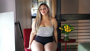 Curvy Beauty Porn - Curvy Plus Size Model in sexy video shoot