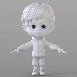 3d cartoon porn inna - cartoon little boy 3D Model in Child 3DExport