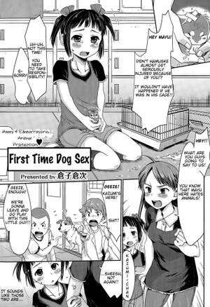 Animal Sex Art Porn - Hajimete no Inukan! | Happy & Embarrassing Animal Protection - First Time Dog  Sex - Comic Porn XXX