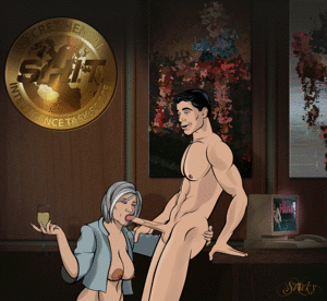 Archer Mom Porn - Xbooru - animated archer (series) bouncing breasts deepthroat fellatio  female gif incest loop male/female malory archer mother & son oral sterling  archer sticky (artist) | 324398