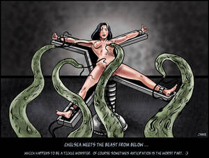 3d Tentacle Monster Tickle Porn - Chelsea and the Monster by JimTK - Hentai Foundry