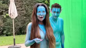 Avatar Porn Parody - Matteo Linux & Nina Garco in Avatar xxx parody | xHamster